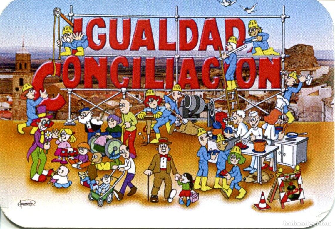 Coleccionismo calendarios: CALENDARIO AYUNTAMIENTO DE ABLITAS POR LA IGUALDAD Y CONCILIACION A&Ntilde;O 2015