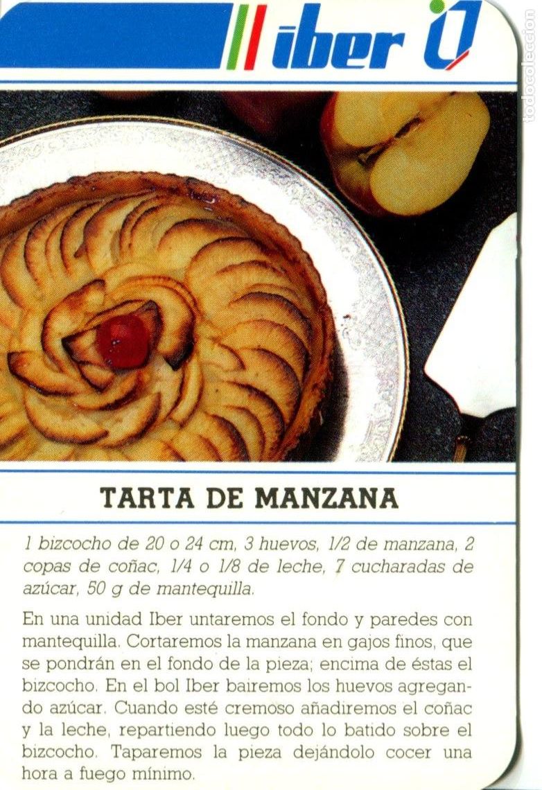 Coleccionismo calendarios: CALENDARIO DE PUBLICIDAD - 1990 - IBER TARTA DE MANZANA
