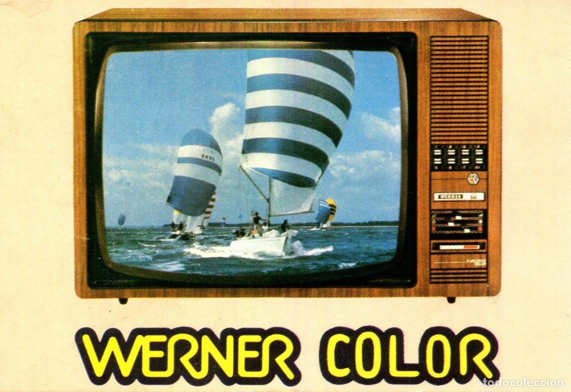 Coleccionismo calendarios: CALENDARIO A&Ntilde;O 1978 TELEVISOR WERNER COLOR