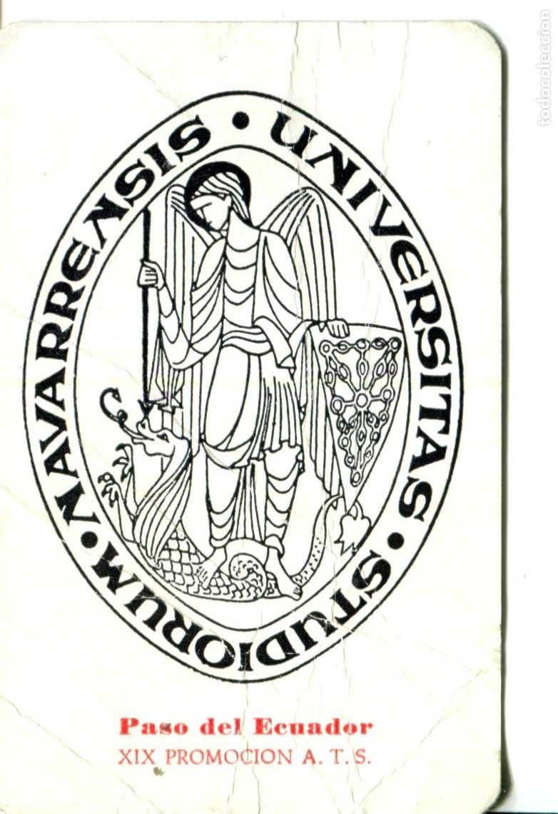 Coleccionismo calendarios: Universidad de Navarra, Paso del Ecuador XIX Promoci&oacute;n A.T.S. Calendario de 1974