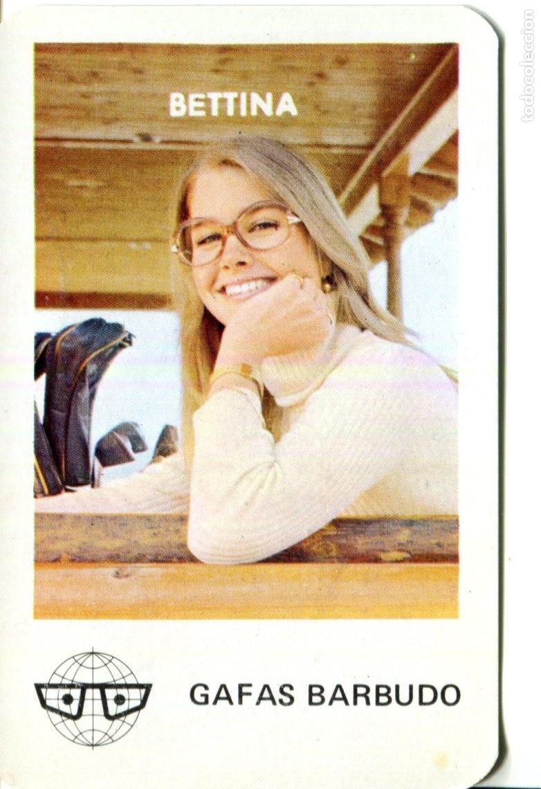 Coleccionismo calendarios: Calendario bolsillo - A&Ntilde;O 1973 - GAFAS BARBUDO &Oacute;PTICA - BETTINA