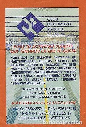 Coleccionismo calendarios: CALENDARIO BOLSILLO A&Ntilde;O 2006 CLUB DEPORTIVO - RADIO TAXI MIERES - ASTURIAS - VER FOTO REVERSO