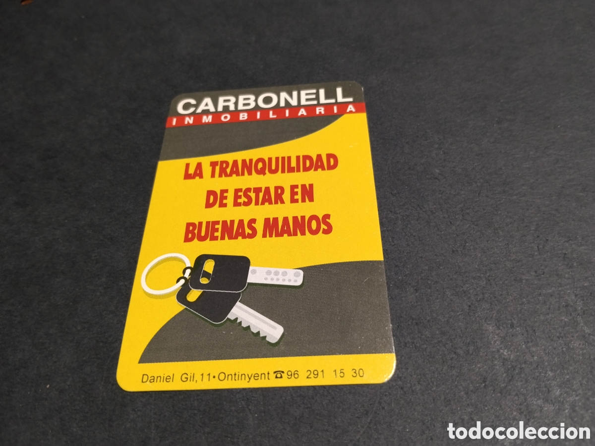 Coleccionismo calendarios: Calendario Fournier Carbonell inmobiliaria 1999