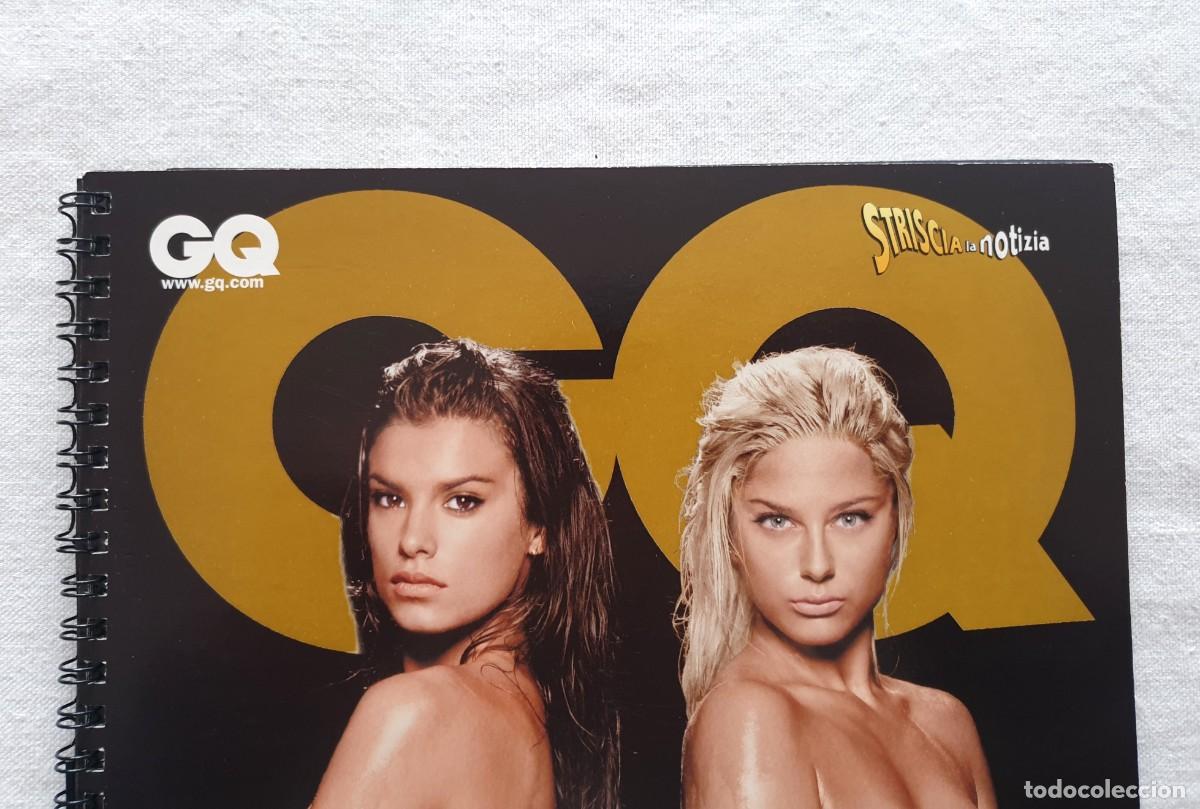 Coleccionismo calendarios: Calendario art&iacute;stico de Canalis y Corvaglia - GQ 2002 - Art&iacute;culo de colecci&oacute;n vintage