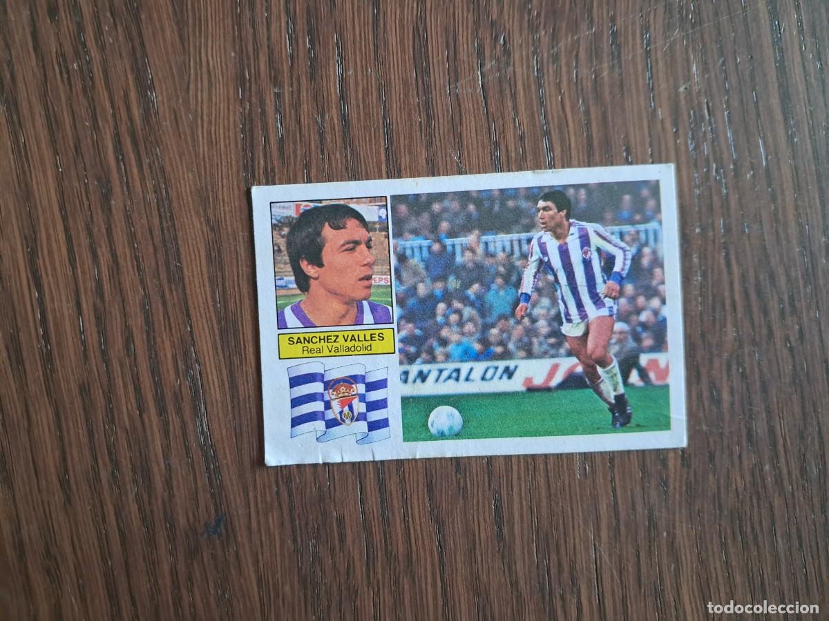 Coleccionismo calendarios: cromo de futbol, edic. Este, liga 82-83, S&aacute;nchez Vall, Real Valladolid. sin pegar.