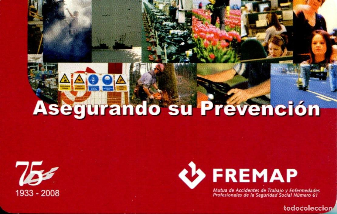 Coleccionismo calendarios: Calendario Fournier A&ntilde;o 2008 - Fremap Mutua de Accidentes de Trabajo y Enfermedades