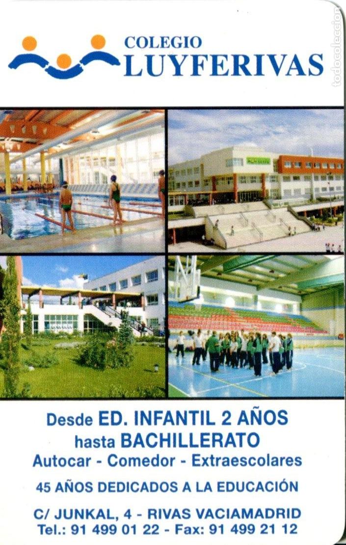 Coleccionismo calendarios: CALENDARIO FOURNIER. LUYFERIVAS COLEGIO. RIVAS VACIAMADRID. A&Ntilde;O 2009
