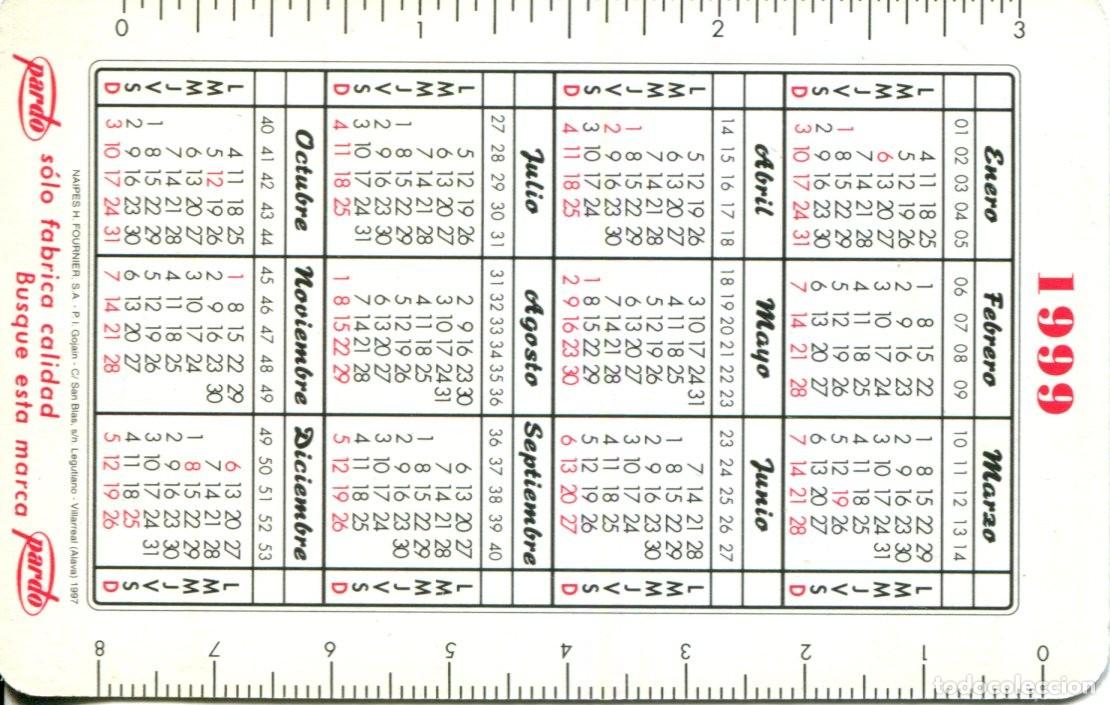 Coleccionismo calendarios: CALENDARIO FOURNIER, PARDO , 1999 - 2000