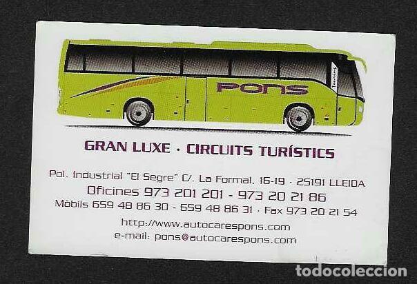 Coleccionismo calendarios: CALENDARIO DE BOLSILLO A&Ntilde;O 2006 AUTOBUSES - PONS - LLEIDA - VER FOTO REVERSO