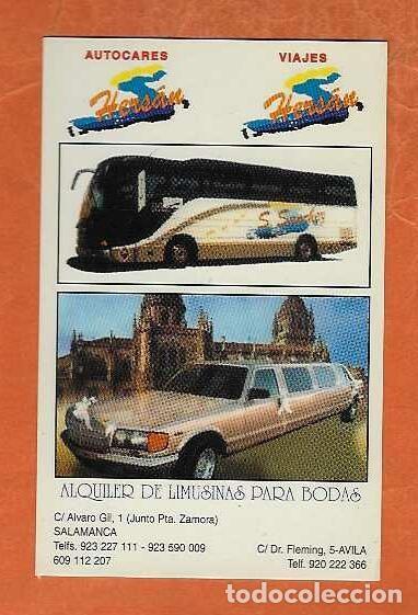Collectables Calendars: CALENDARIO DE BOLSILLO A&Ntilde;O 2002 AUTOBUSES - LIMUSINAS - HERSAN - VER FOTO REVERSO