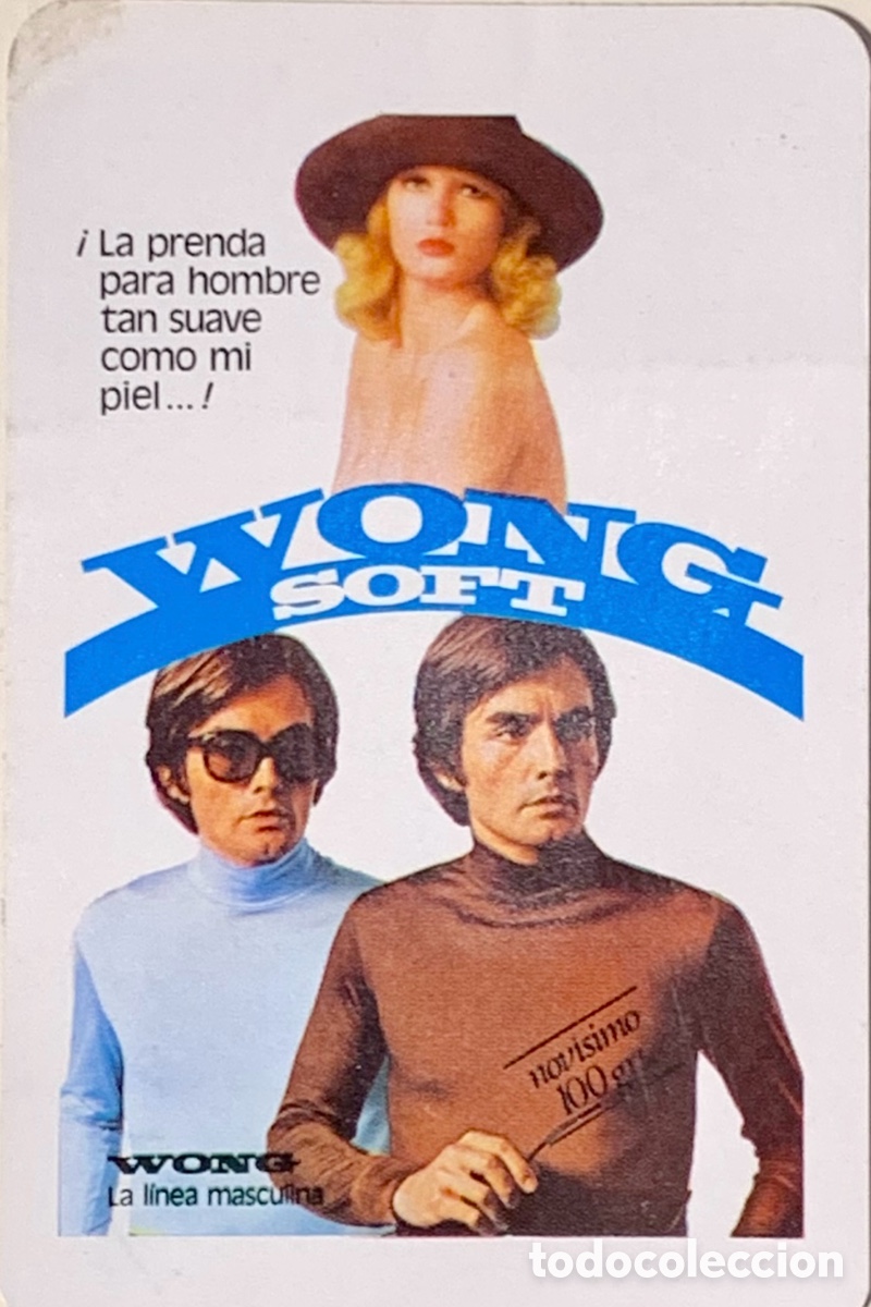 Coleccionismo calendarios: Calendario de bolsillo. WONG SOFT. 1975.