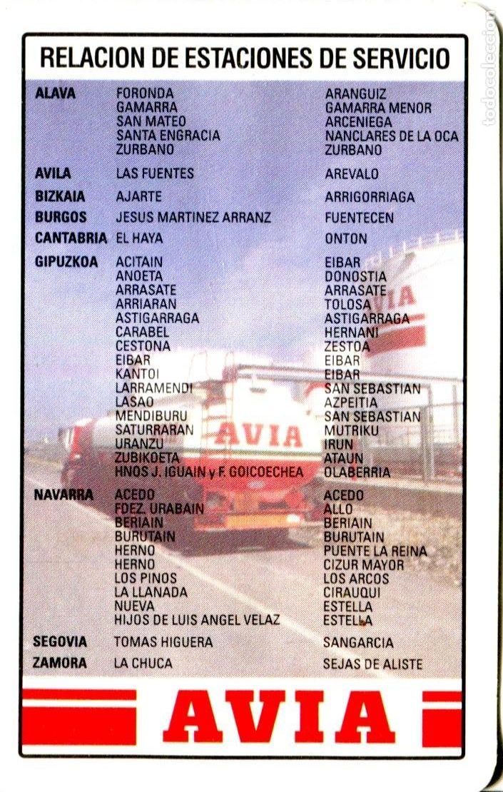 Coleccionismo calendarios: CALENDARIO BOLSILLO - A&Ntilde;O 1999 - AVIA GASOLINERAS - FOURNIER