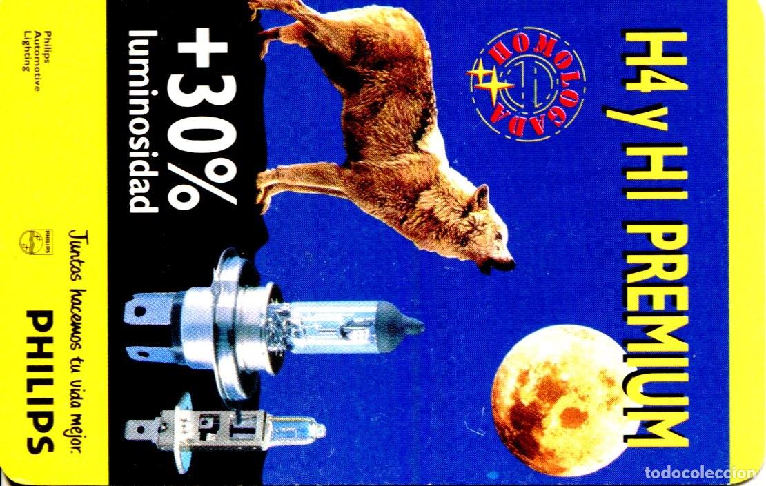 Coleccionismo calendarios: Calendario bolsillo - PHILIPS H4 HI PREMIUM- FOURNIER - A&ntilde;o 1998 - L&Aacute;MPARAS BOMBILLAS