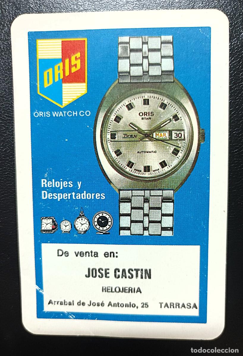 Coleccionismo calendarios: CALENDARIO DE BOLSILLO FOURNIER RELOJES ORIS.A&Ntilde;O 1971