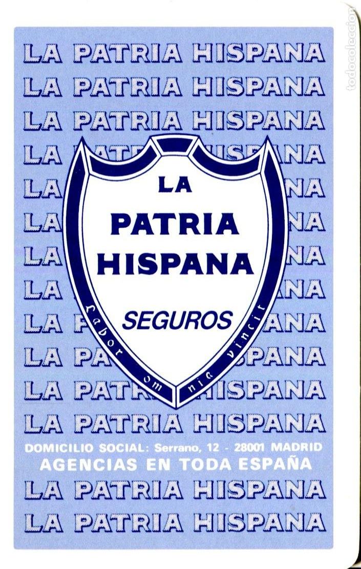 Collectionnisme Calendriers: CALENDARIO FOURNIER - 1995 - SEGUROS PATRIA HISPANA