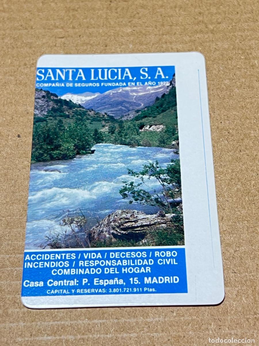 Coleccionismo calendarios: Calendario de bolsillo SANTA LUCIA no FOURNIER 1983 muy descentrado