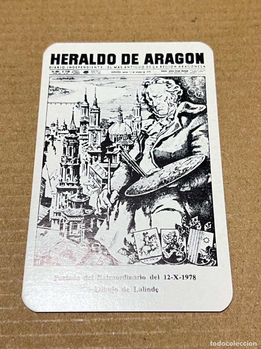 Coleccionismo calendarios: Calendario de bolsillo HERALDO DE ARAGON no FOURNIER 1979