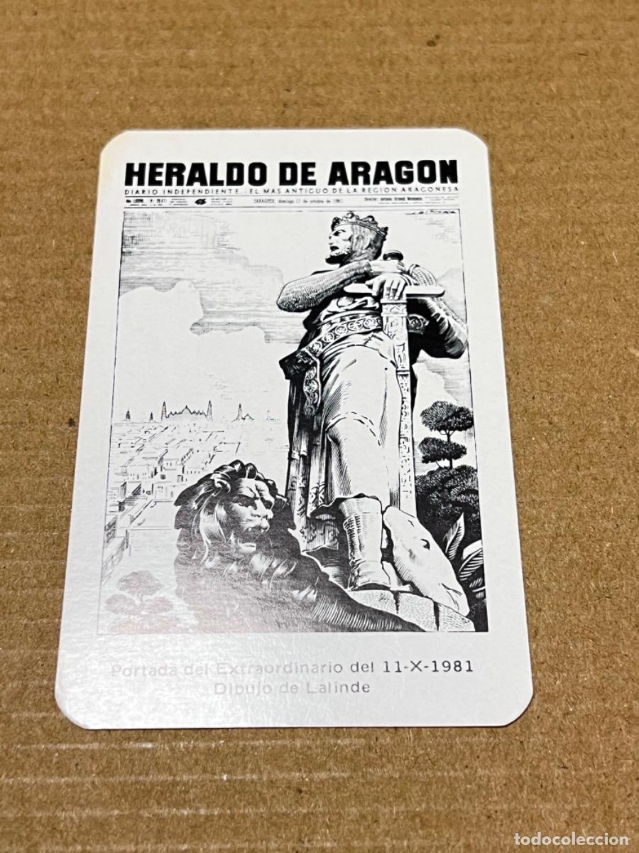 Coleccionismo calendarios: Calendario de bolsillo HERALDO DE ARAGON no FOURNIER 1982