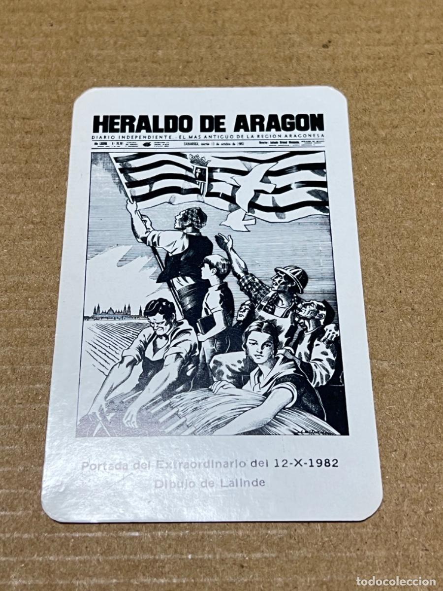 Coleccionismo calendarios: Calendario de bolsillo HERALDO DE ARAGON no FOURNIER 1983