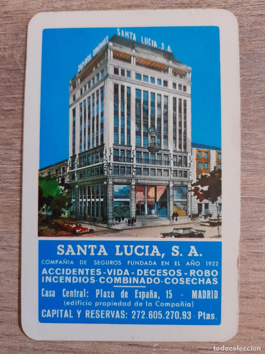 Coleccionismo calendarios: CALENDARIO FOURNIER. SEGUROS SANTA LUC&Iacute;A, DE 1970.