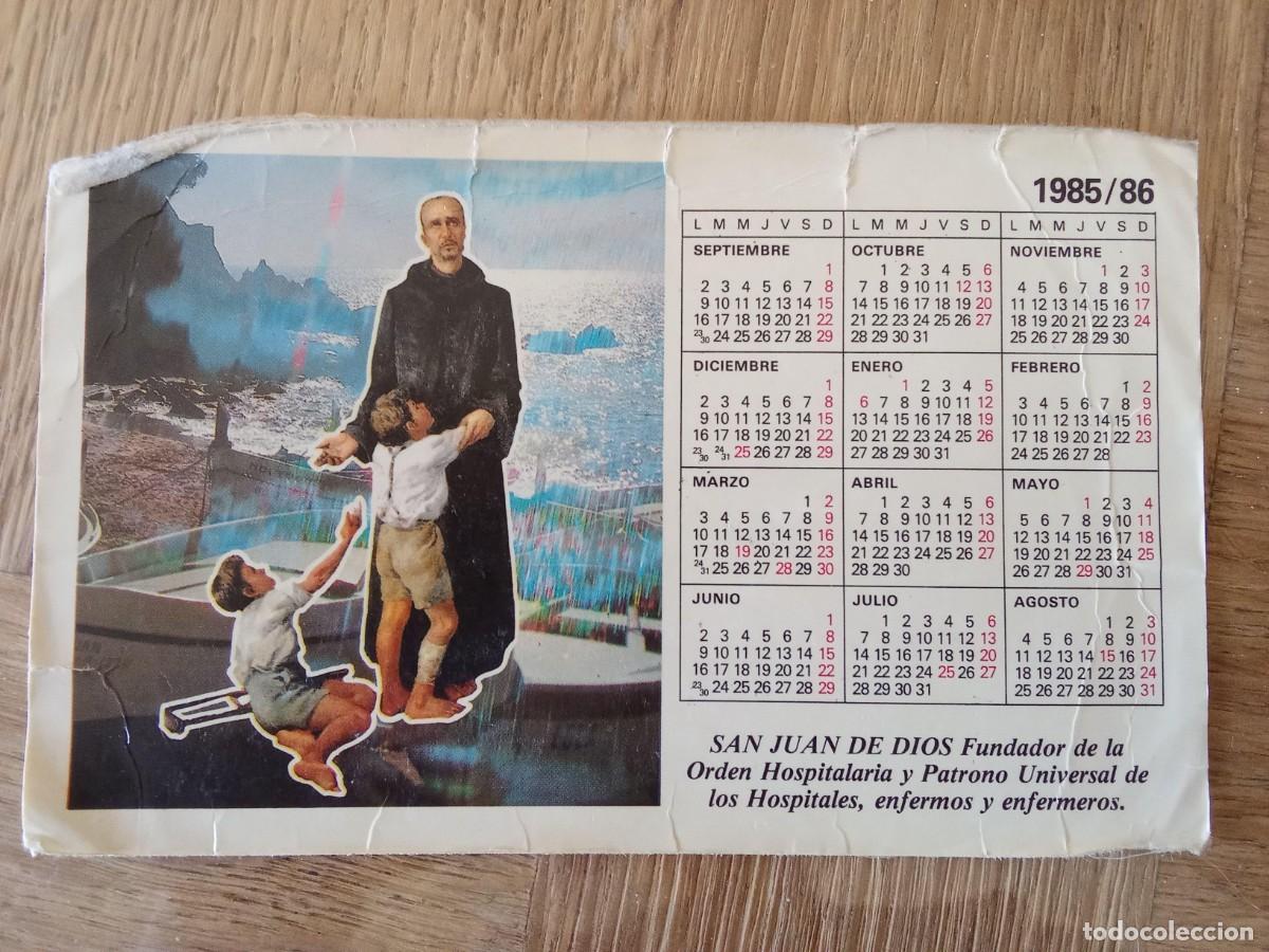 Coleccionismo calendarios: Horario Escolar 1985-86 Orden de San Juan de Dios - Sevilla, Ciempozuelos