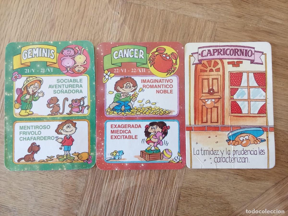 Coleccionismo calendarios: Lote de 3 calendarios de hor&oacute;scopo: C&aacute;ncer, G&eacute;minis y Capricornio, de Ayamonte, Huelva