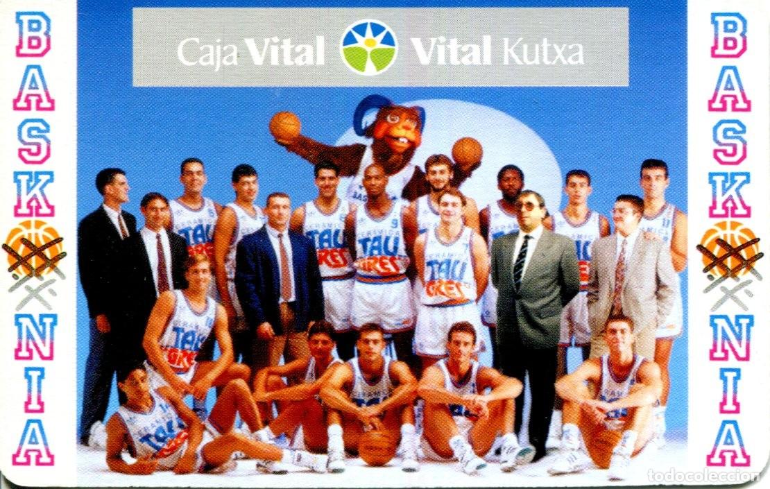 Coleccionismo calendarios: CALENDARIO FOURNIER A&Ntilde;O 1993 CAJA VITAL - BASKONIA TAU BALONCESTO