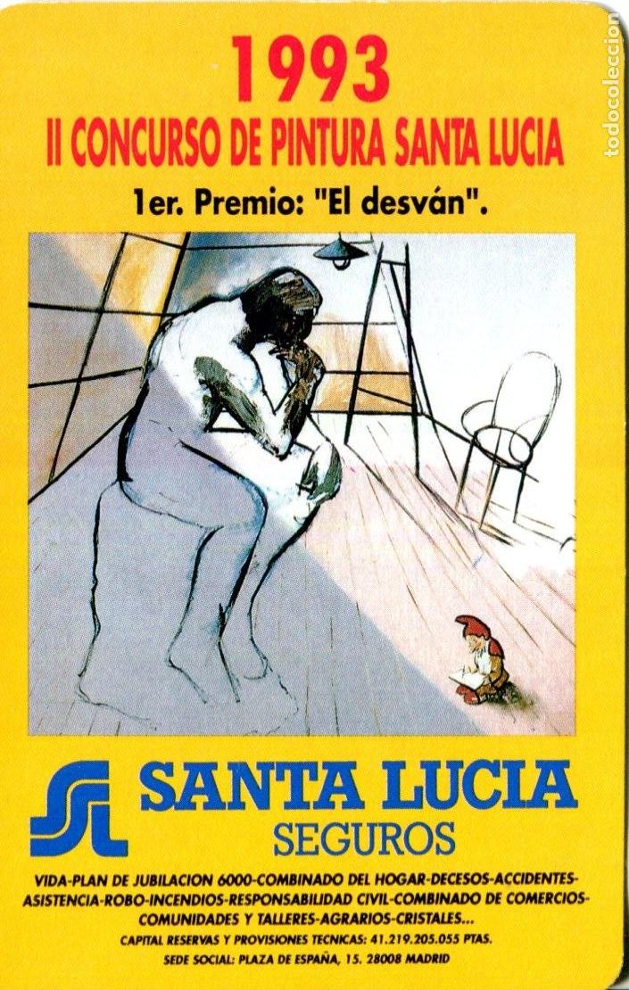 Coleccionismo calendarios: CALENDARIO FOURNIER. A&Ntilde;O 1993. SANTA LUCIA SEGUROS. PRIMER PREMIO: EL DESVAN.