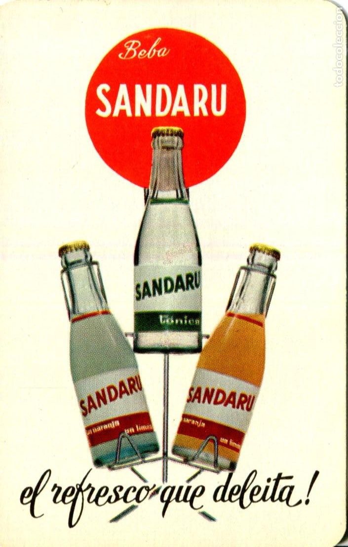 Coleccionismo calendarios: CALENDARIO DE BOLSILLO, REFRESCOS SANDARU, 1967, H. FOURNIER BEBIDAS