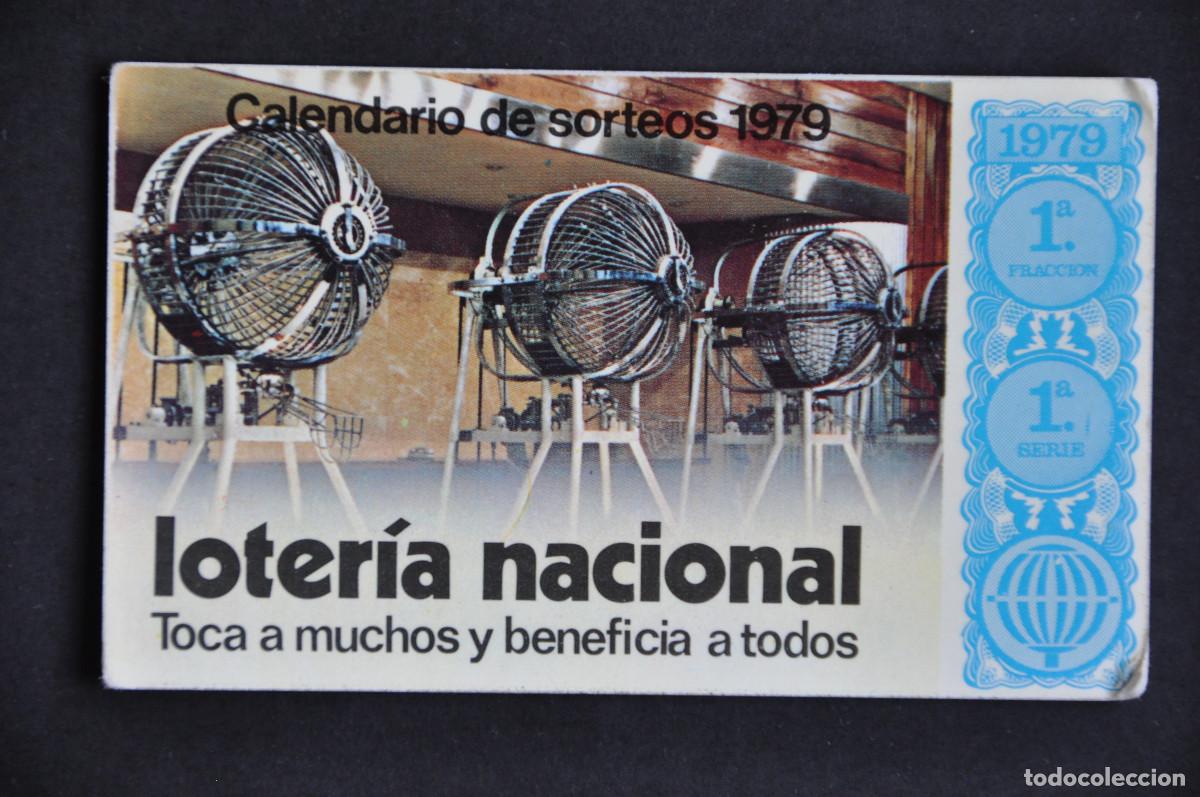 Coleccionismo calendarios: CALENDARIO - LOTERIA NACIONAL 1979