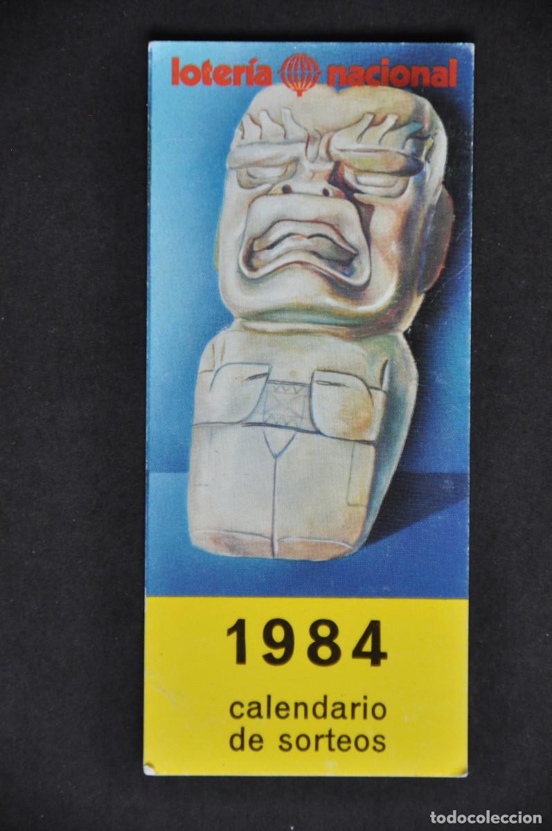 Coleccionismo calendarios: CALENDARIO - LOTERIA NACIONAL 1984
