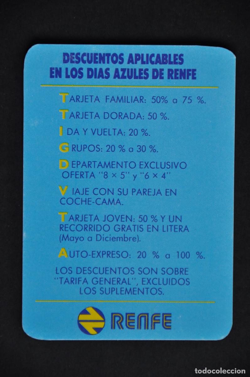 Coleccionismo calendarios: CALENDARIO - DIAS AZULES RENFE 1987