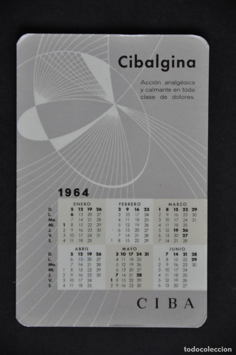 Collectionnisme Calendriers: CALENDARIO - CIBA 1963