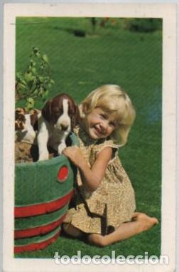 Coleccionismo calendarios: CALENDARIO NI&Ntilde;A CON PERRITO A&Ntilde;O 1969 CAL-11233
