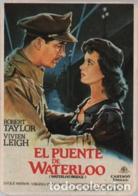 Coleccionismo calendarios: CALENDARIO EL PUENTE DE WATERLOO A&Ntilde;O 1989 CAL-11239
