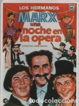 Coleccionismo calendarios: CALENDARIO UNA NOCHE EN LA OPERA A&Ntilde;O 1988 CAL-11244