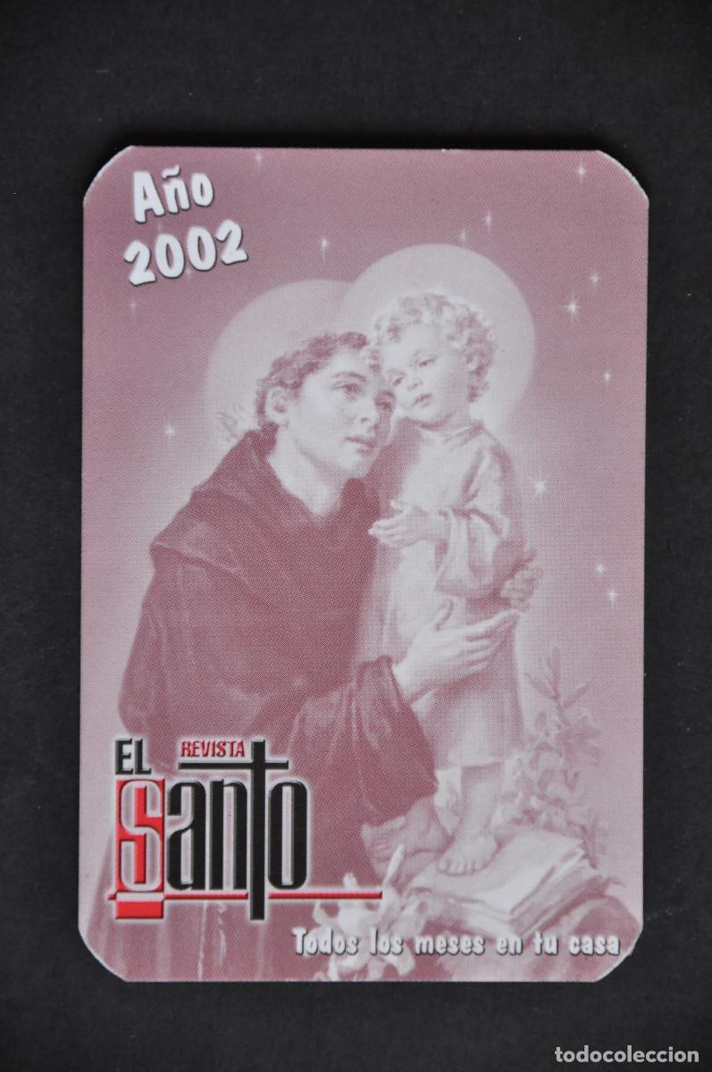 Colecionismo Calend&aacute;rios: CALENDARIO - REVISTA EL SANTO 2002