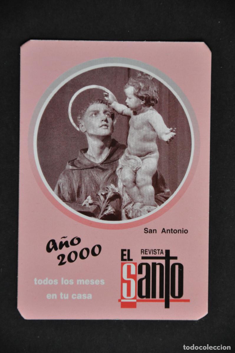 Coleccionismo calendarios: CALENDARIO - REVISTA EL SANTO 2000