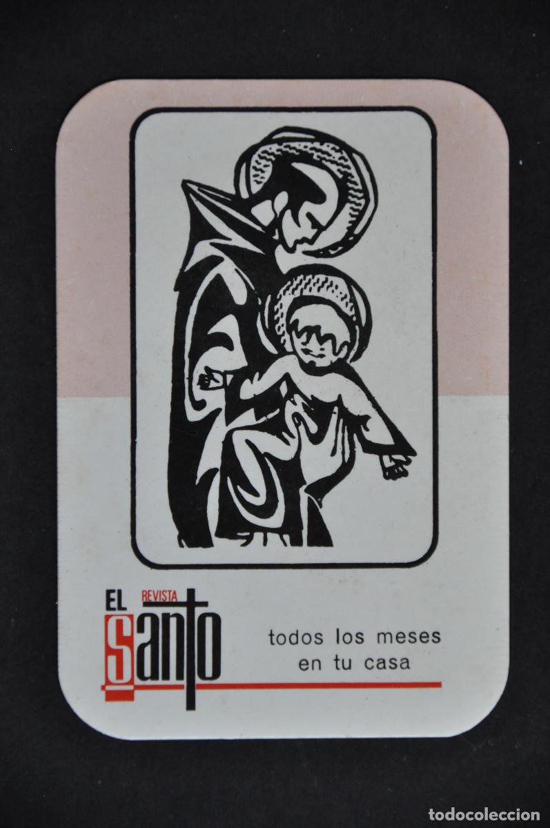 Coleccionismo calendarios: CALENDARIO - REVISTA EL SANTO 1990