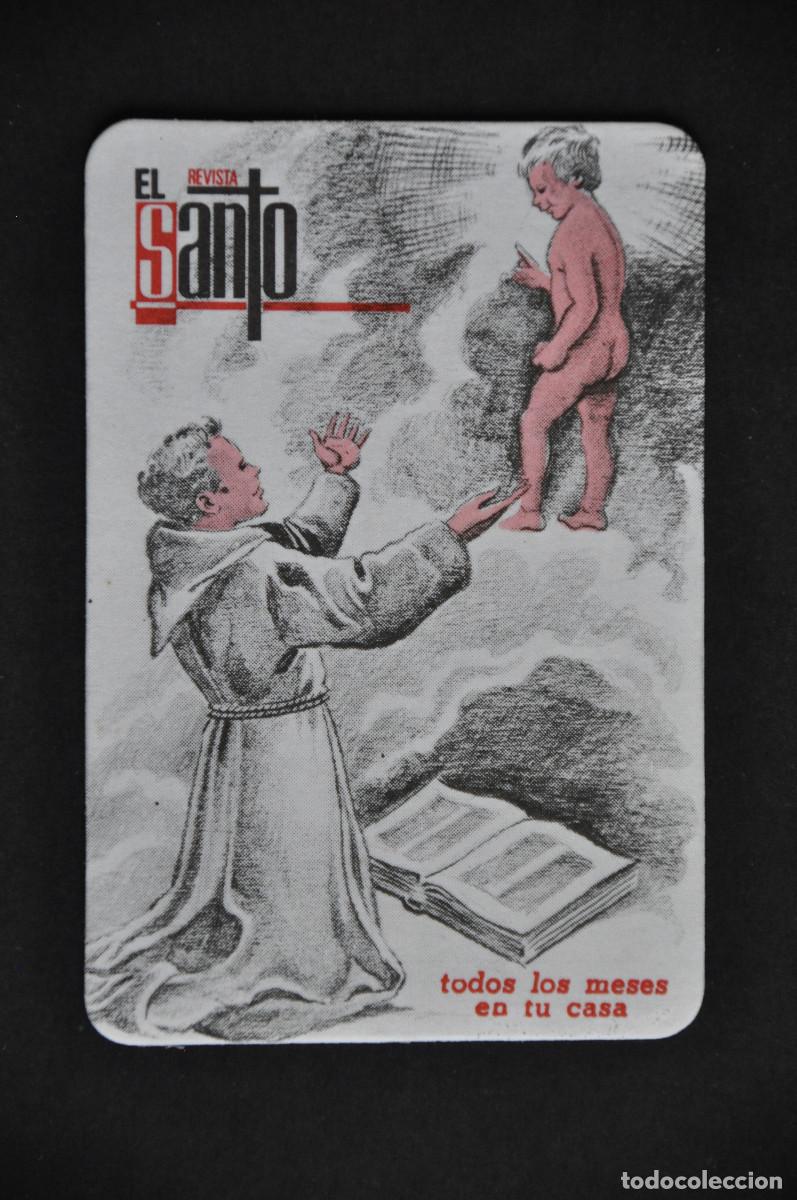 Coleccionismo calendarios: CALENDARIO - REVISTA EL SANTO 1984