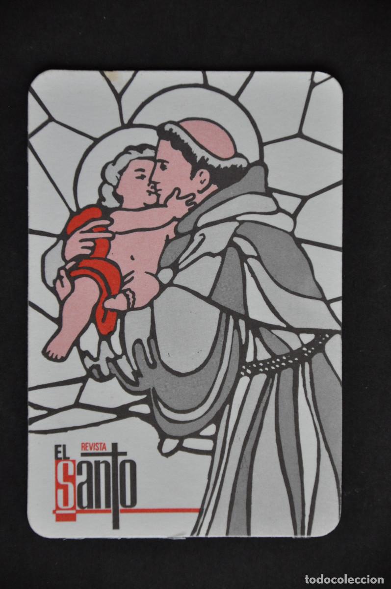 Coleccionismo calendarios: CALENDARIO - REVISTA EL SANTO 1983