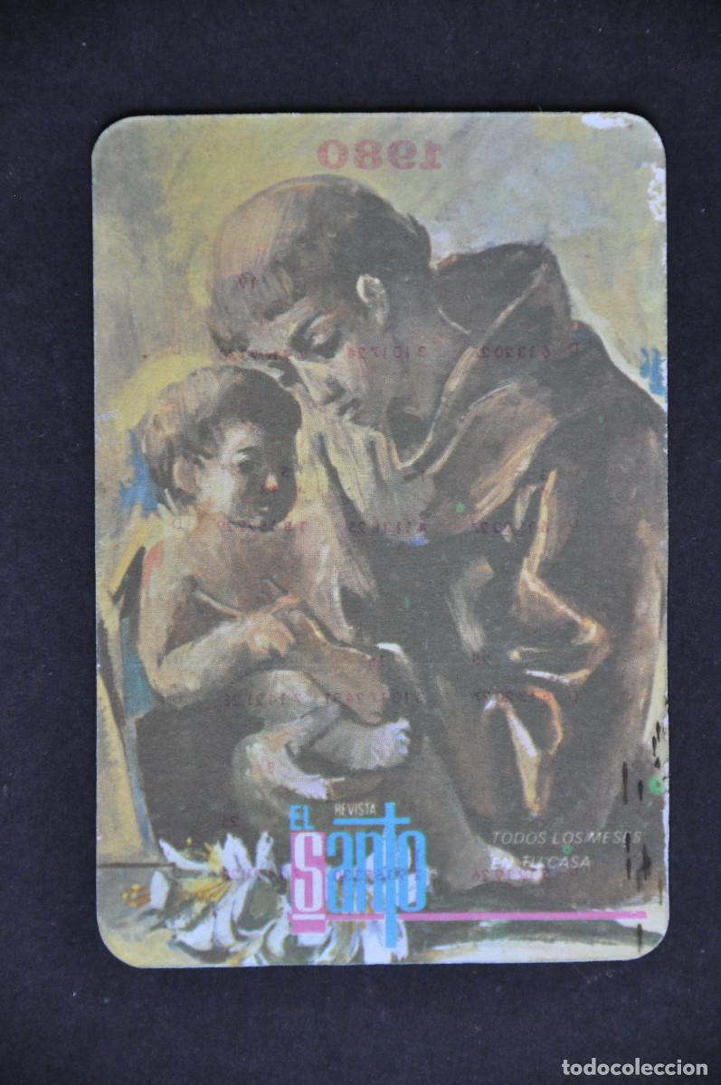 Coleccionismo calendarios: CALENDARIO - REVISTA EL SANTO 1980