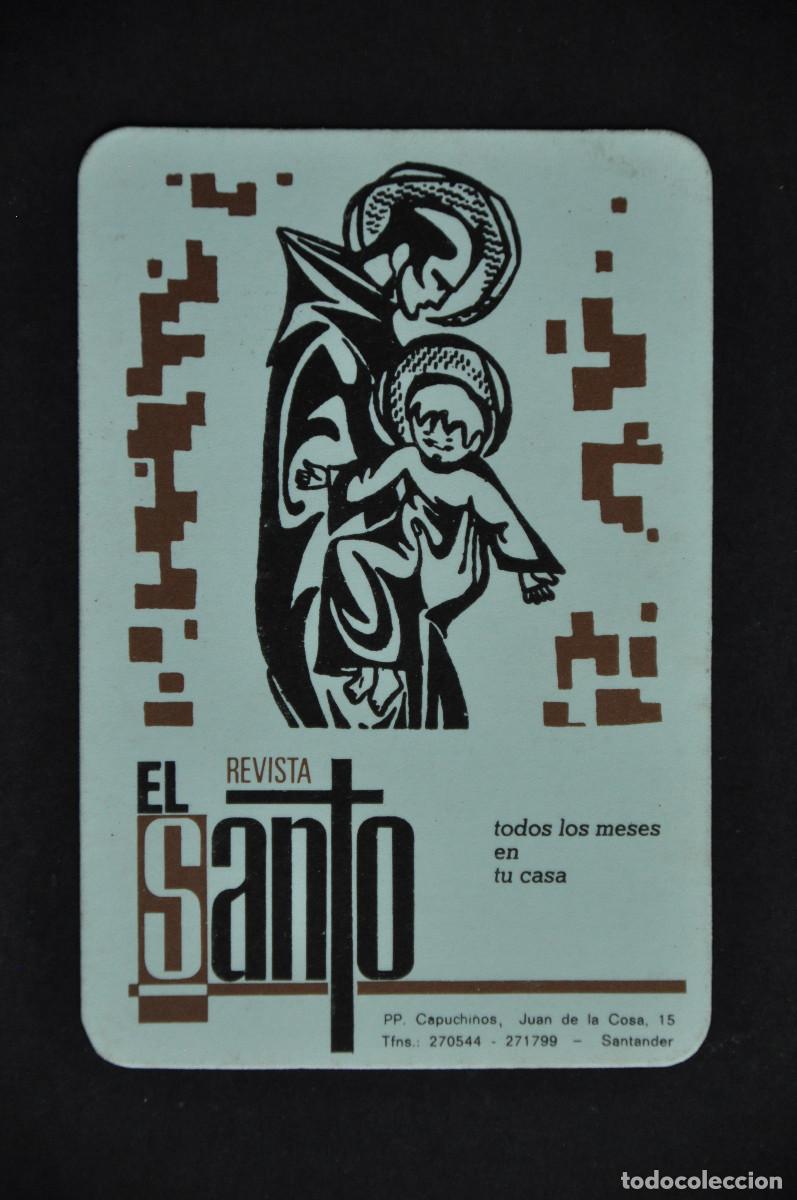 Coleccionismo calendarios: CALENDARIO - REVISTA EL SANTO 1977