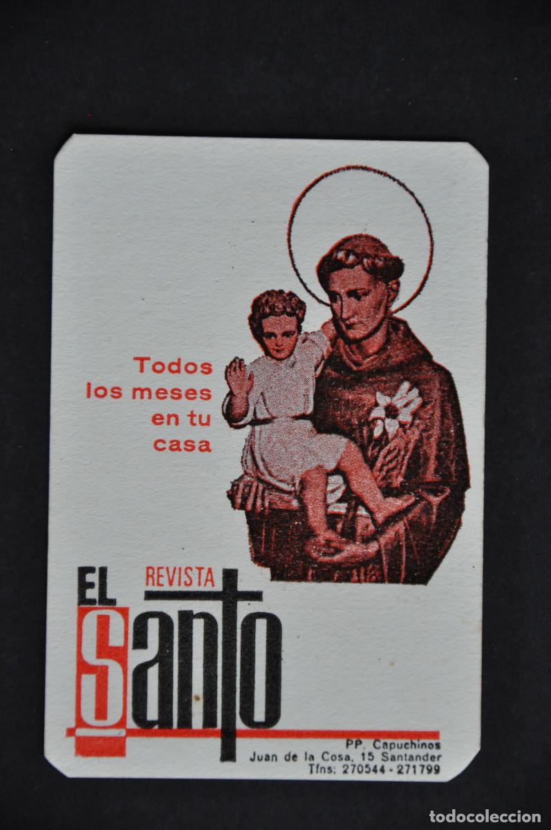 Coleccionismo calendarios: CALENDARIO - REVISTA EL SANTO 1975