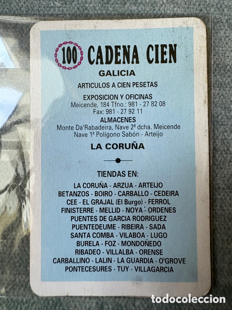 Coleccionismo calendarios: Cal001-CALENDARIO FOURNIER CADENA 100 - 1993