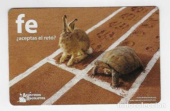 Coleccionismo calendarios: CALENDARIO BOLSILLO A&Ntilde;O 2011 FAUNA - LIEBRE Y TORTUGA - AGUSTINOS RECOLETOS - VER FOTO REVERSOS