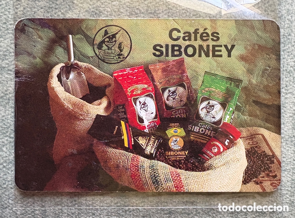 Coleccionismo calendarios: Cal004B-CALENDARIO FOURNIER CAF&Eacute;S SIBONEY - 1996