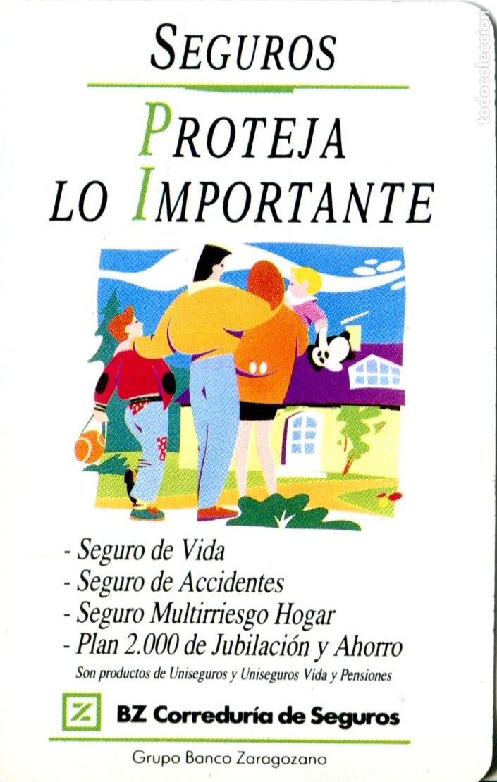 Coleccionismo calendarios: Calendario bolsillo - A&Ntilde;O 1992 - BANCO ZARAGOZANO - FOURNIER