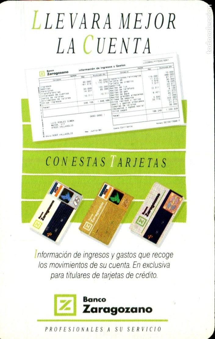 Coleccionismo calendarios: CALENDARIO FOURNIER. BANCO ZARAGOZANO. A&Ntilde;O 1991