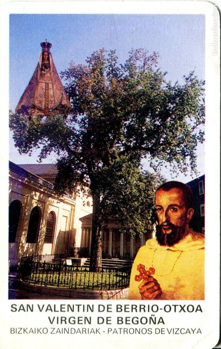 Coleccionismo calendarios: CALENDARIO FOURNIER SAN VALENTIN DE BERRIO-OTXOA VIRGEN DE BEGO&Ntilde;A 1990 PATRONOS DE VIZCAYA
